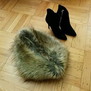BP faux fur infinity stole/scarf